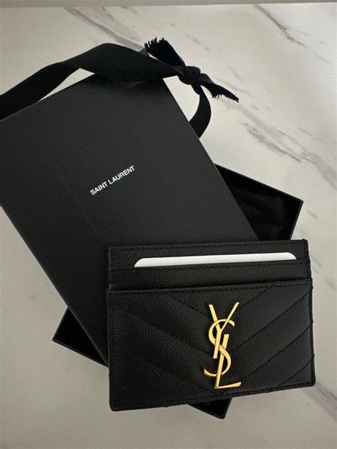 ysl caviar card holder